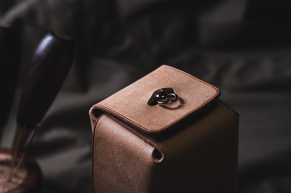 【受注生産】スノーピーク ノクターン シンプルレザーケース プエブロ ナチュラル 15枚目の画像