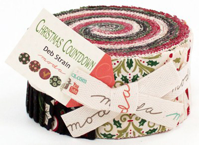 「Christmas Countdown」 ジェリーロール カットクロス moda 生地 クリスマス Deb St