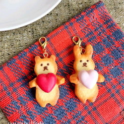 キーホルダー】たっぷり蜂蜜のクマさんパンケーキ フェイク
