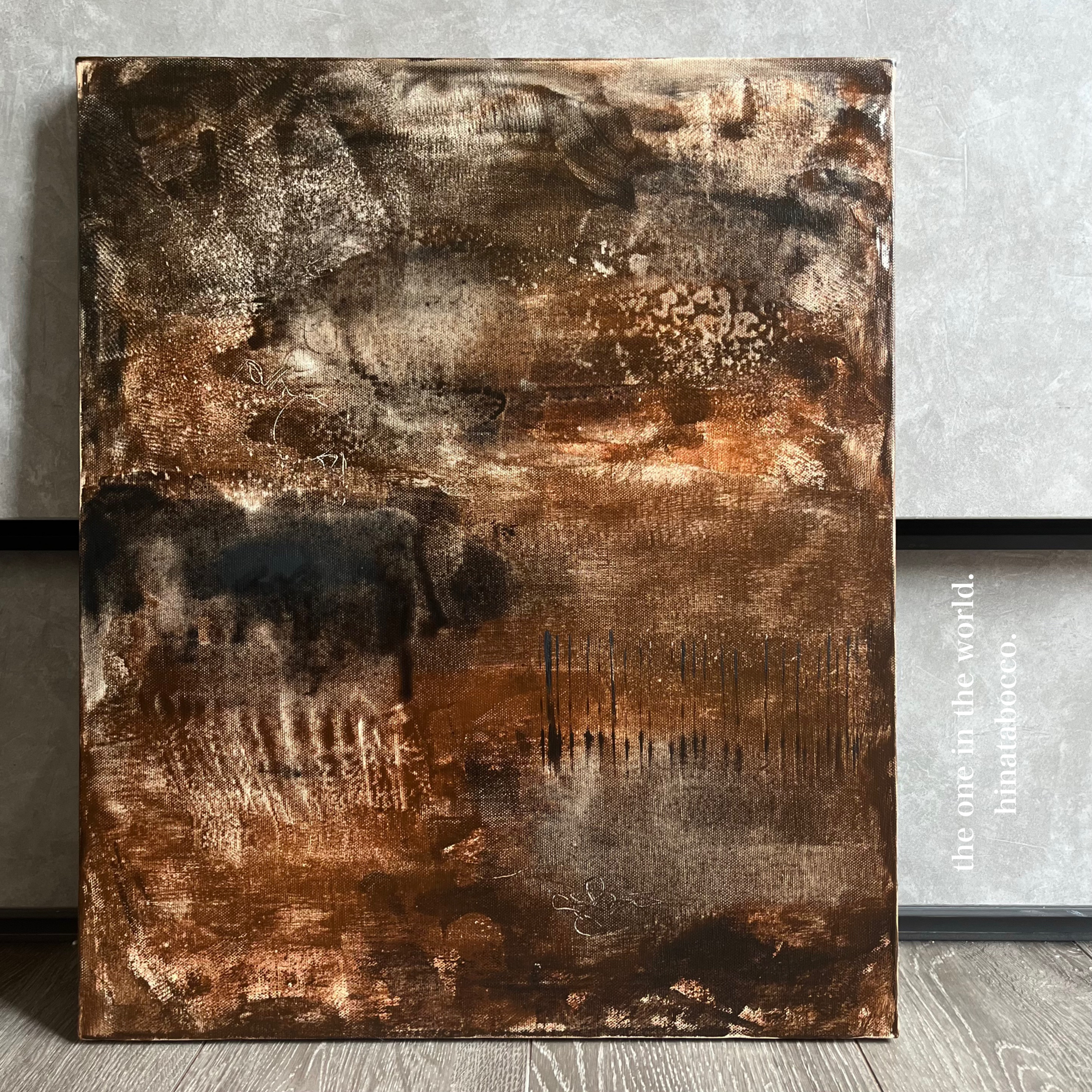 現代アート　45.5×38㎝　大きめ　モダン　アートパネル　インテリア　抽象画