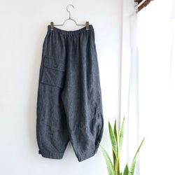 linen chino squash pants 3枚目の画像