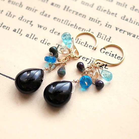 ピアス☆モリオン・ブラックオパール・アパタイト_PACBQ_02
