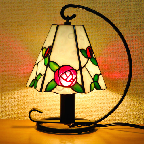 ステンドグラス ランプ 六角型 ディスプレイ ナイトランプ スタンドライト