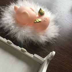 天使の豚さん　ベビーベッド 8枚目の画像