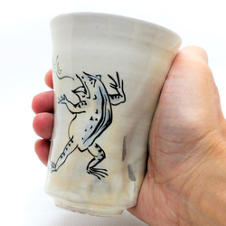 鳥獣戯画フリーカップ(相撲うさぎ) 3枚目の画像