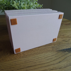 木製のボックス(コスモス色)★no.2079 6枚目の画像