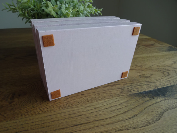木製のボックス(コスモス色)★no.2079 6枚目の画像