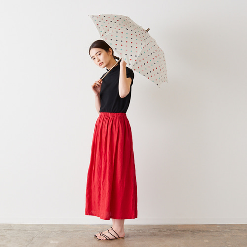 晴雨兼用】coccaの日傘 Sugar plum -こんぺい糖 (折りたたみ