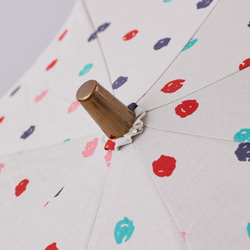 【晴雨兼用】coccaの日傘 Sugar plum -こんぺい糖 (折りたたみ)《TPS-1126-1》 7枚目の画像