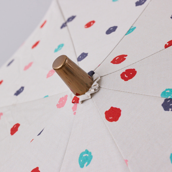 【晴雨兼用】coccaの日傘 Sugar plum -こんぺい糖 (折りたたみ)《TPS-1126-1》 7枚目の画像