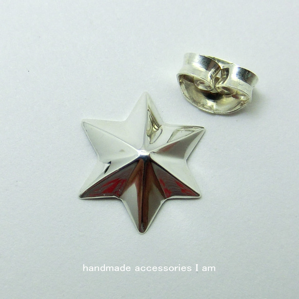 SALE10%OFF 片耳 六芒星スタッズピアス シルバー925 IPI0104