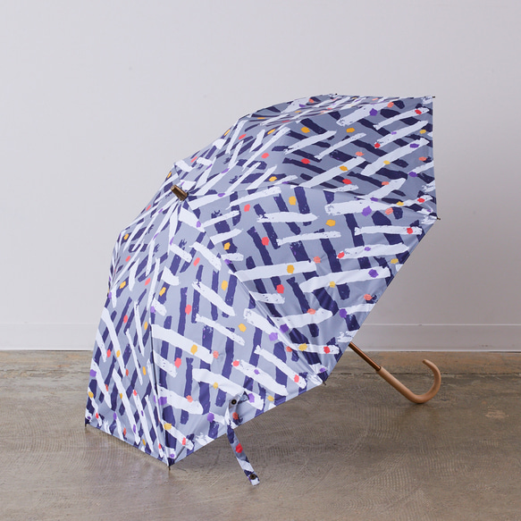 【晴雨兼用】coccaの日傘  Plant Sprout ‐芽- 刺繍(折りたたみ)《TPS-1128-1》 12枚目の画像