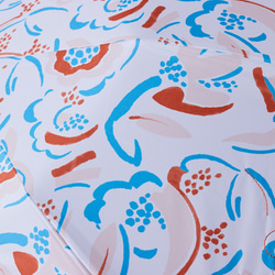 【晴雨兼用】coccaの日傘  coccaの日傘  Gyp -かすみ草- 刺繍(折りたたみ)《TPS-1130-1》 9枚目の画像
