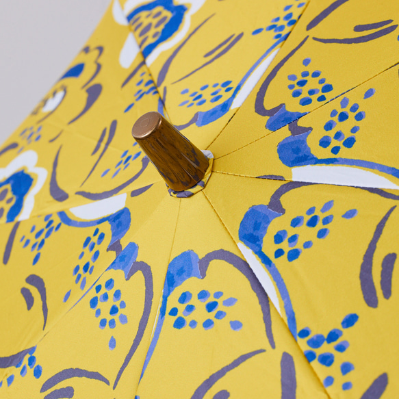 【晴雨兼用】coccaの日傘  coccaの日傘  Gyp -かすみ草- 刺繍(折りたたみ)《TPS-1130-1》 11枚目の画像