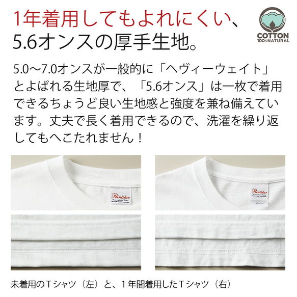 送料無料☆【Tシャツ3箇所プリント】Originalデザイン対応 5.6oz Cotton:100% 4枚目の画像