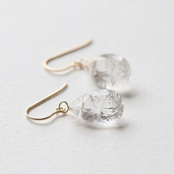 14kgf マザオパ カービングピアス♡ 14kgf マザオパカービングピアス♡