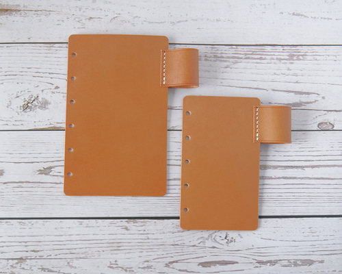 システム手帳ペンホルダーリフィル　イタリアンレザー　ハンドメイド システム手帳用 ペンホルダー リフィル 革 イタリアンレザー【4色