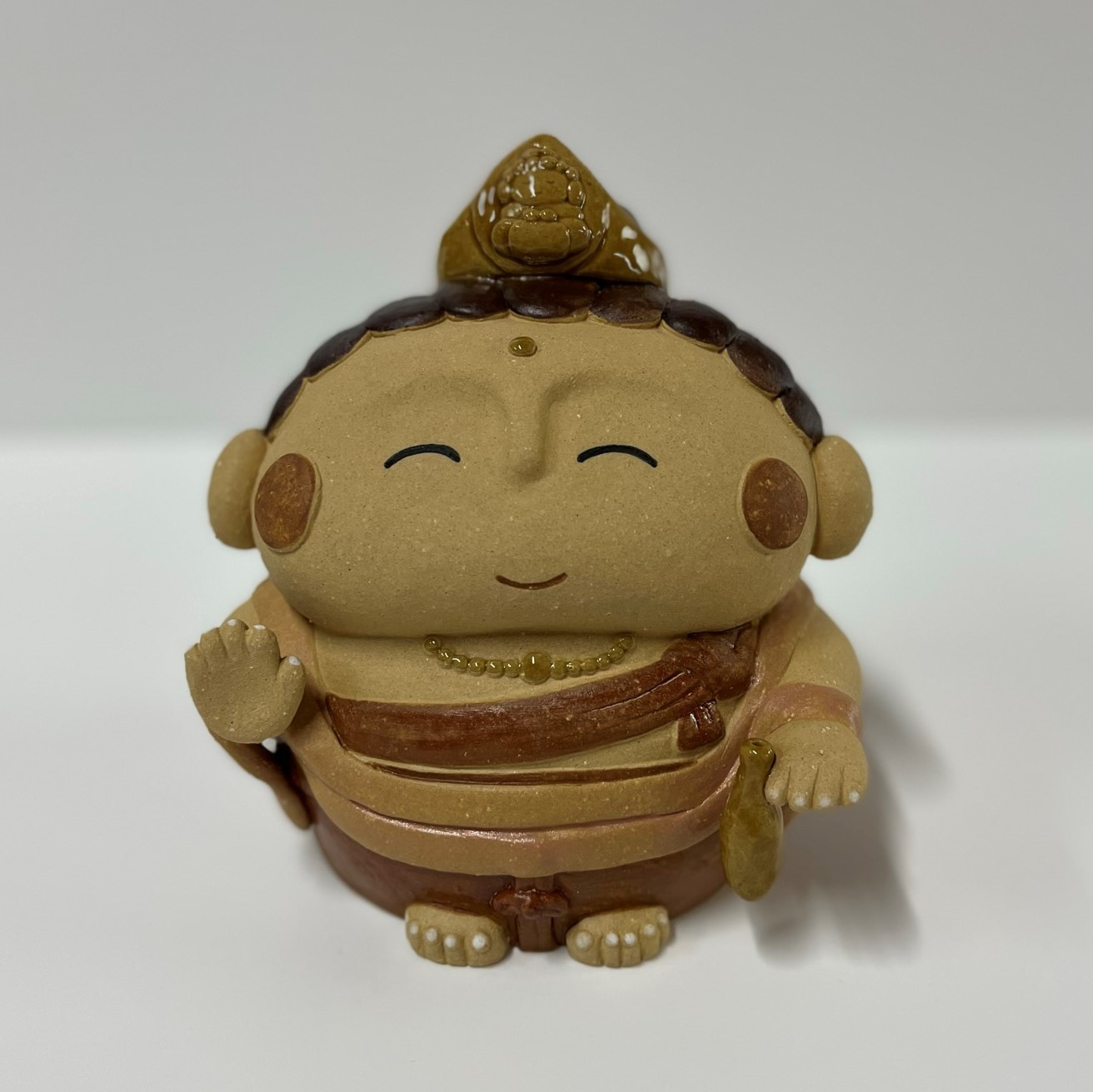 聖観音さん　Ｏ-315　陶製　/Kannon/聖觀音菩薩