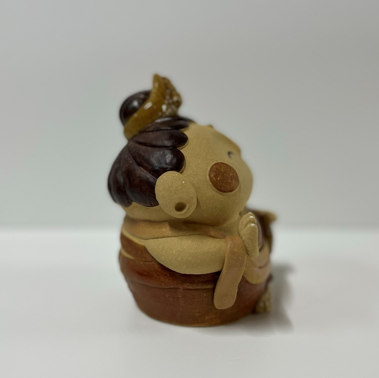 聖観音さん　Ｏ-315　陶製　/Kannon/聖觀音菩薩