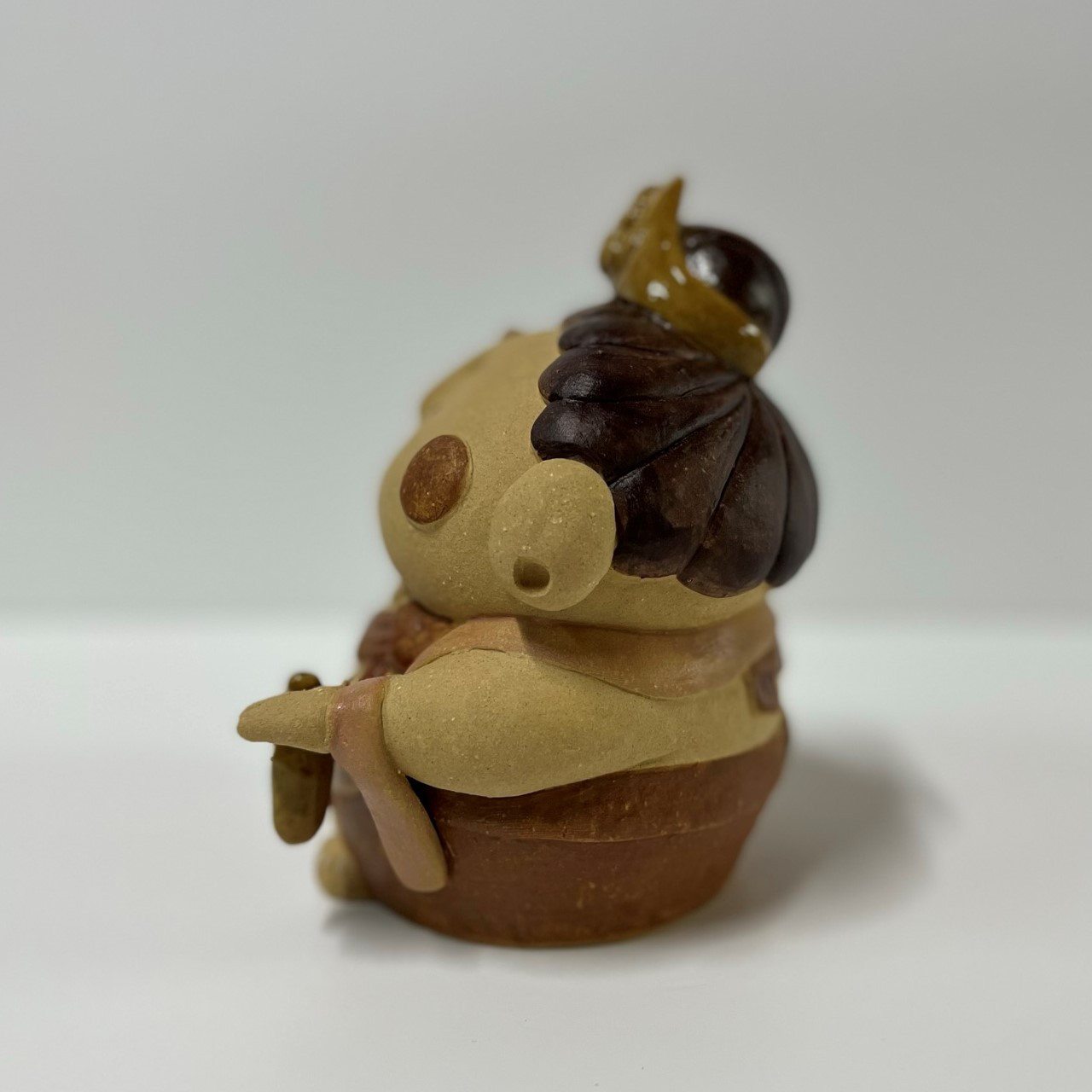 聖観音さん　Ｏ-315　陶製　/Kannon/聖觀音菩薩