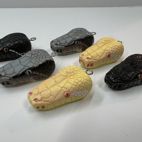ブラッドパイソン顔 キーホルダー キーホルダー reptiles kotori