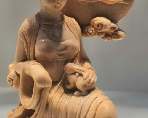 中国　唐木瘤木彫刻　霊芝刻　如意　筆置　C　7366E 中国 唐木瘤木彫刻 霊芝刻 如意 筆置 C 7366E - メルカリ