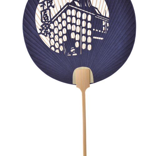 祇園祭・宵山 片面透かし 長柄 都うちわ その他インテリア雑貨 塩見