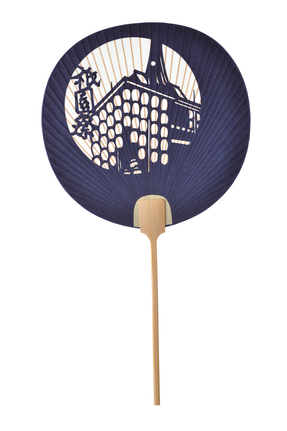 祇園祭・宵山 片面透かし 長柄 都うちわ その他インテリア雑貨 塩見