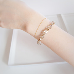 ＊Étoiles étincelant＊煌めくブレスレット ヨーロッパ製ファルファーレ bracelet　 3枚目の画像