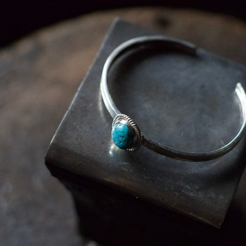 オールドキングマンターコイズブレスレット ハイグレードバーズアイ