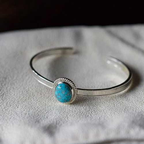 オールドキングマンターコイズブレスレット ハイグレードバーズアイ