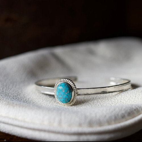 オールドキングマンターコイズブレスレット ハイグレードバーズアイ