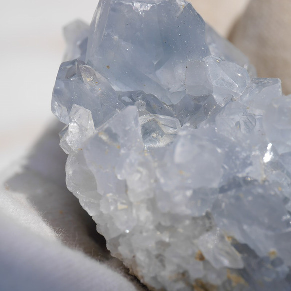 天然石 約179g約67mmセレスタイト(マダガスカル産)クラスター原石結晶ぎっしり天青石[ce-220620-02] 3枚目の画像