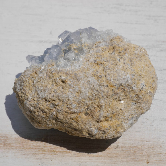 天然石 約179g約67mmセレスタイト(マダガスカル産)クラスター原石結晶ぎっしり天青石[ce-220620-02] 19枚目の画像