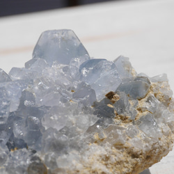 天然石 約179g約67mmセレスタイト(マダガスカル産)クラスター原石結晶ぎっしり天青石[ce-220620-02] 6枚目の画像