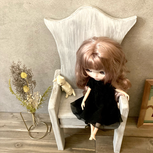 ドールチェアー 小物入れ 椅子 ドールハウス 木製 引き出し収納 イス