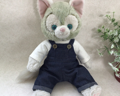 ジェラトーニ紺系オーバーオール 白Tシャツセット その他人形 Daisy