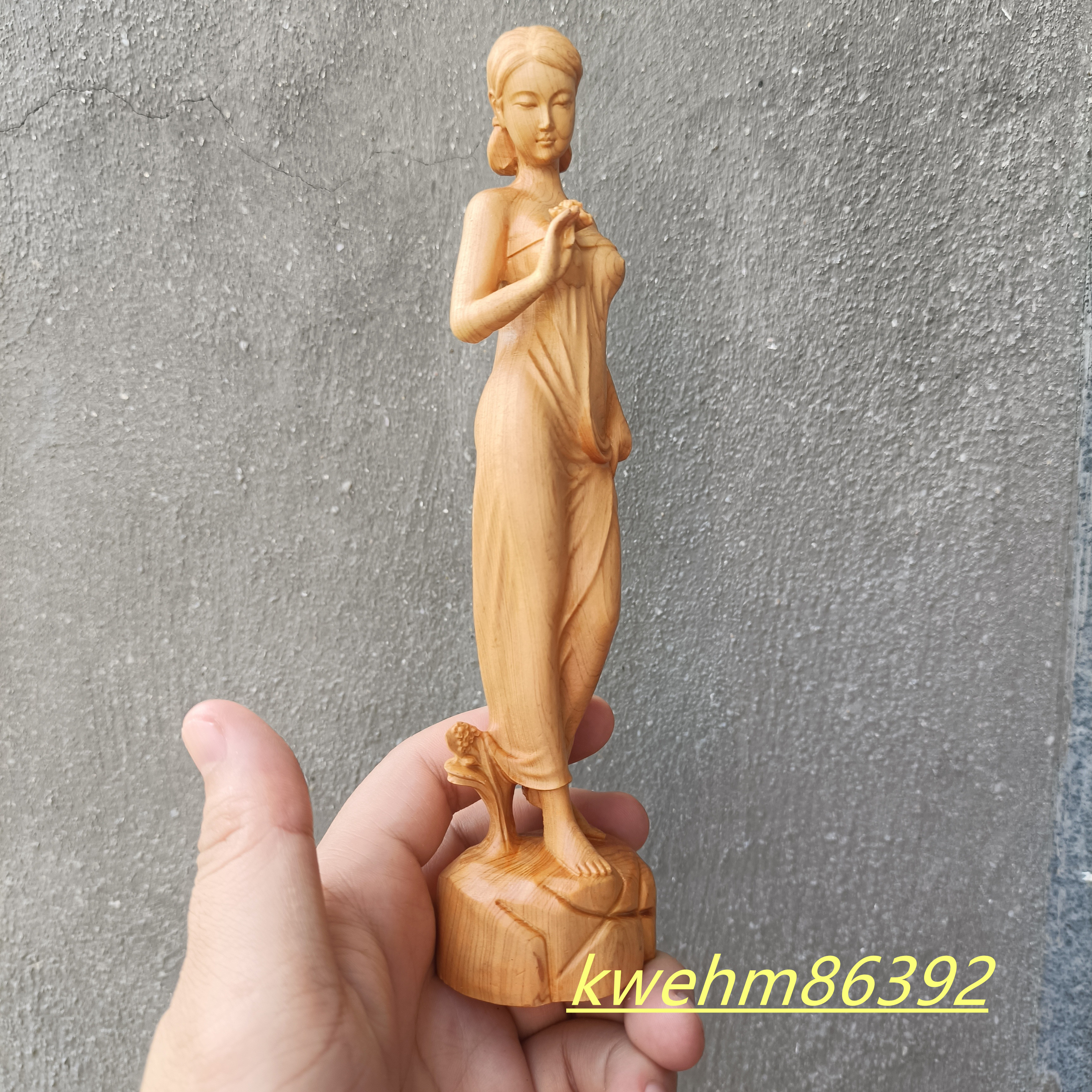 Amazon.com: JOLLYMER Leaf Teak Sculpture, Wood Tabletop