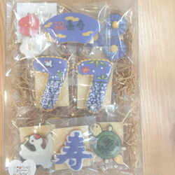 長寿のお祝いアイシングクッキーセット 【還暦 古希 喜寿　傘寿 卒寿 米寿 百寿】 5枚目の画像