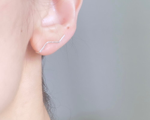Stardust Wave clip 2way silver925 イヤーカフ イヤークリップ ピアス