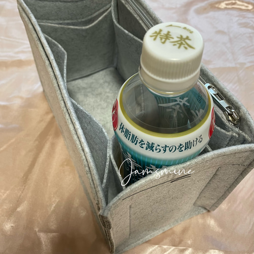 りま バッグインバッグ オーガナイザー ㉔ライトグレー ②アイボリー