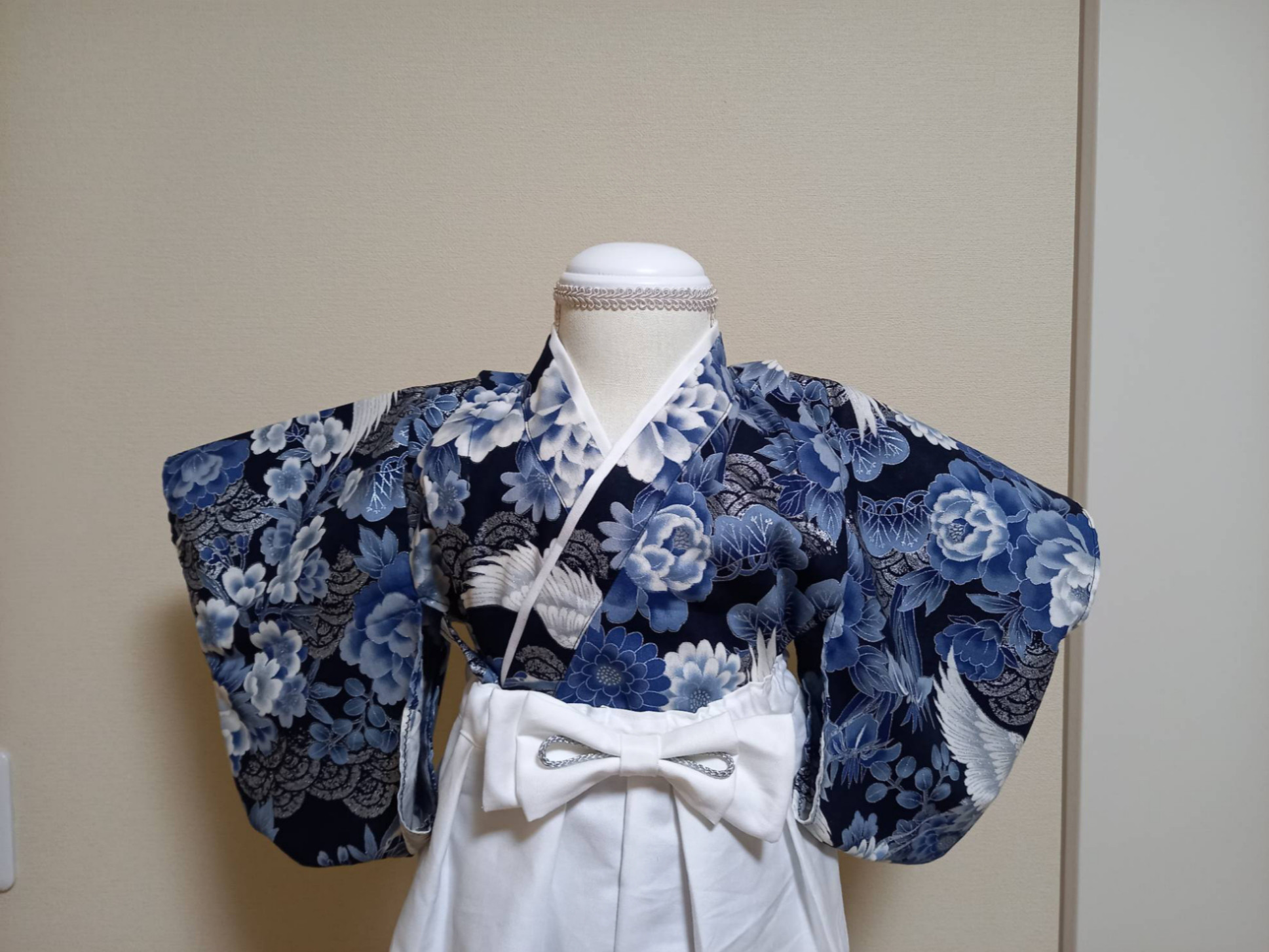 ベビー袴70~80サイズ　お食い初め　100日祝い　こどもの日　誕生日　ハンドメイド