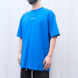 ロゴヘビー半袖Tシャツ-ブルー/グリーン 2枚目の画像