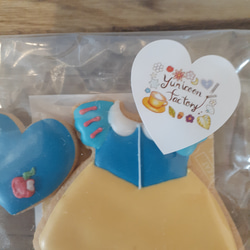 【８つのプリンセスから選べる♡】プリンセスドレスのアイシングクッキー♡ お誕生日 記念日 ウェディング プチギフト ノベ 11枚目の画像