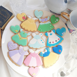 8つのプリンセスから選べる♡】プリンセスドレスのアイシング