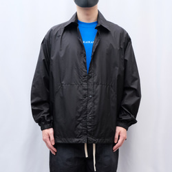屋外軽量シャツジャケット-黒 1枚目の画像