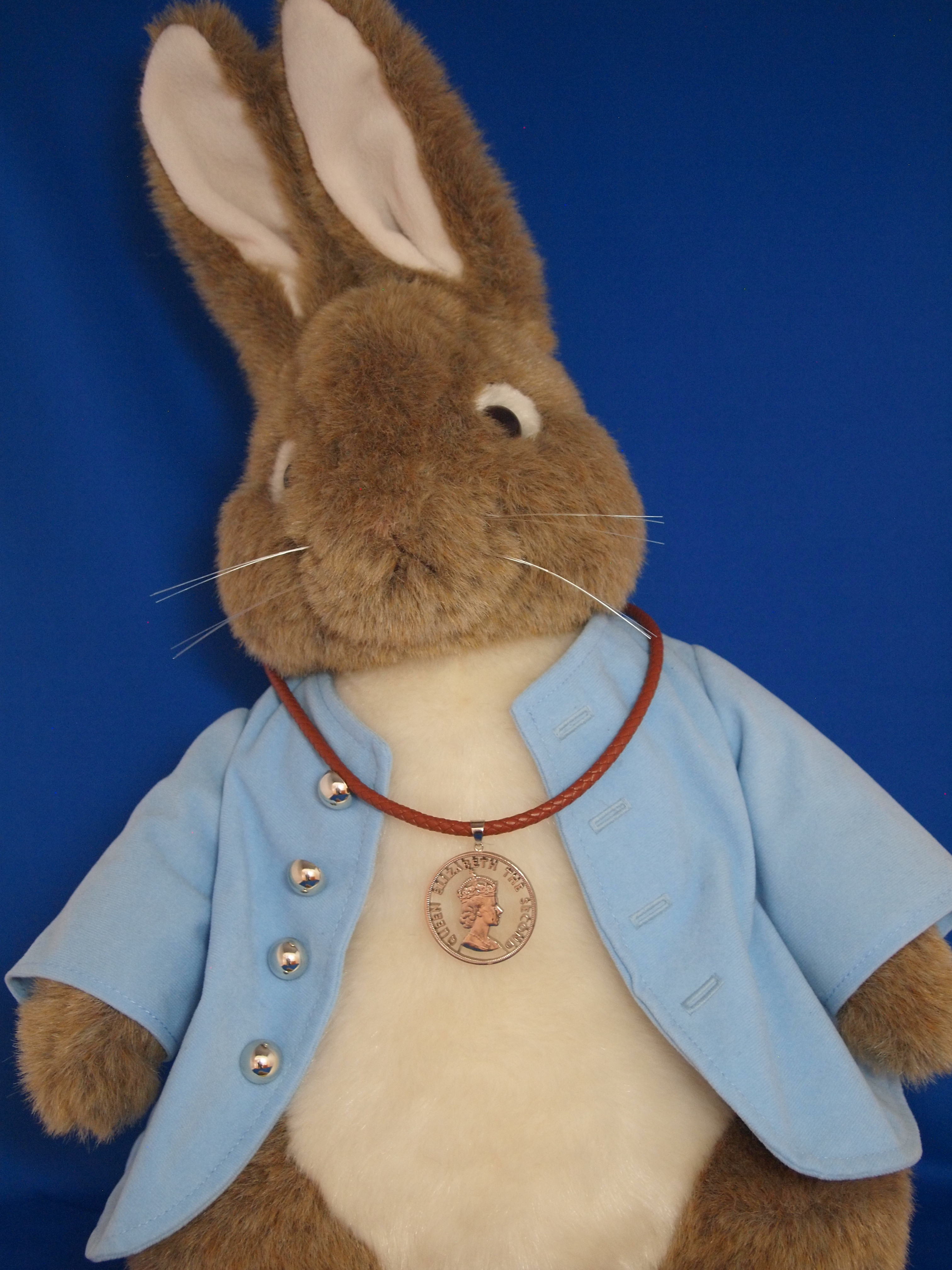 コインカットチョーカーペンダント　ジャージー島5シリング