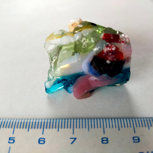 レア マルチカラー アンダラクリスタル ブルー ピンク グリーン