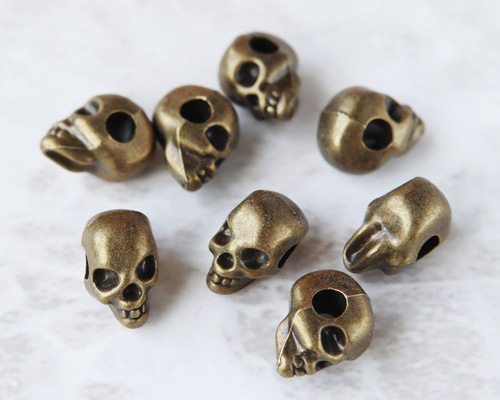 珍品ビンテージアンティークスカル髑髏目玉眼球置き時計手巻きドクロ