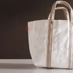 コメカミフクロ SHIRO TOTE(シロトート) S size -リネン- 4枚目の画像